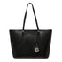 Borsa a spalla nera con pendente Carrera Jeans Meg, Brand, SKU b511000245, Immagine 0